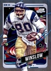 2024 Topps Chrome Cosmic Base Set Kellen Winslow #88 card