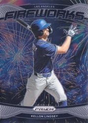 2025 Panini Prizm Fireworks Kellon Lindsey #11 card