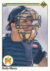 1990 Upper Deck Base Set Kelly Mann #33 card