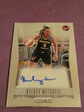 2024 Panini Prizm WNBA Throwback Signatures Kelsey Mitchell #TB-KM card