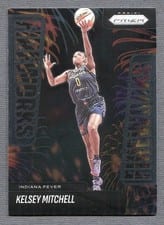 2025 Panini Prizm WNBA Fireworks Kelsey Mitchell #6 card