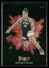 2024 Panini Select WNBA Black Color Blast Kelsey Plum #10 card