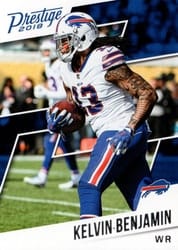 2018 Panini Prestige Base Set Kelvin Benjamin #117 card