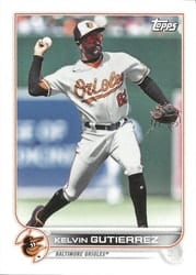 2022 Topps Mini Base Set Kelvin Gutierrez #US319 card