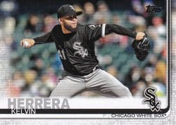 2019 Topps Update Base Set Kelvin Herrera #US127 card