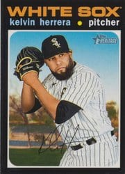 2020 Topps Heritage Base Set Kelvin Herrera #634 card