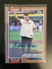 2026 Topps First Pitch Autographs Kelvin Sampson #FP-2 card
