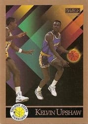 1990-91 SkyBox Base Set Kelvin Upshaw #104 card