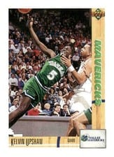 1991-92 Upper Deck Base Set Kelvin Upshaw #248 card