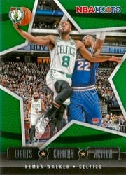 2020-21 Hoops Lights Camera Action Kemba Walker #10 card