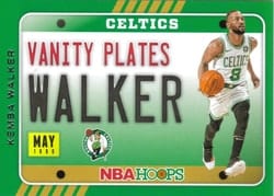 2020-21 Hoops Vanity Plates Kemba Walker #18 card