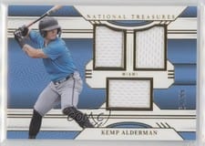 2024 Panini National Treasures Game Gear Swatches Trio Kemp Alderman #42 card