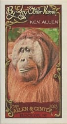 2023 Topps Allen & Ginter Mini By Any Other Name Ken Allen #BAN-9 card