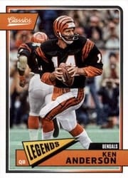 2018 Panini Classics Base Set Ken Anderson #115 card
