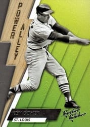 2019 Panini Leather & Lumber Power Alley Ken Boyer #PA-10 card