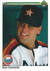 1990 Upper Deck Base Set Ken Caminiti #122 card