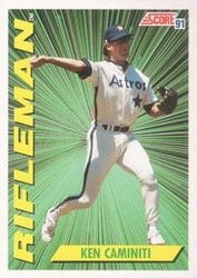 1991 Score Base Set Ken Caminiti #415 card