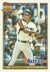 1991 Topps Base Set Ken Caminiti #174 card
