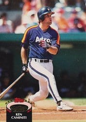 1992 Stadium Club Base Set Ken Caminiti #142 card