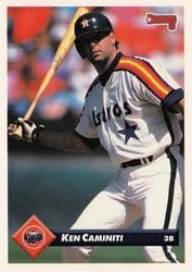 1993 Donruss Base Set Ken Caminiti #140 card