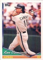 1994 Topps Base Set Ken Caminiti #646 card