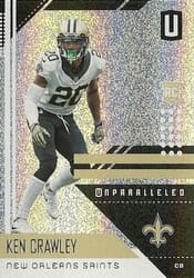 2018 Panini Unparalleled Base Set Ken Crawley #137 card