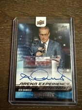 2024-25 Upper Deck Credentials Arena Experience Autographs Ken Daniels #AE-KD card