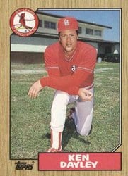 1987 Topps Base Set Ken Dayley #59 card