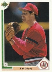 1991 Upper Deck Base Set Ken Dayley #628 card