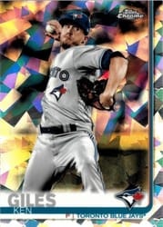 2019 Topps Chrome Sapphire Edition Base Set Ken Giles #184 card