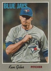 2019 Topps Heritage Base Set Ken Giles #87 card