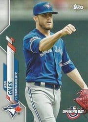 2020 Topps Opening Day Base Set Ken Giles #36 card