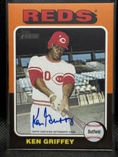 2024 Topps Heritage Real One Autograph Ken Griffey #ROAKG card