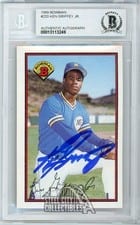 Ken Griffey Jr. 1989 Bowman card