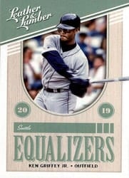 2019 Panini Leather & Lumber Equalizers Ken Griffey Jr. #EQ-5 card