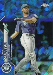 2020 Topps Chrome Update Sapphire Edition Base Set Ken Griffey Jr. #U-9 card