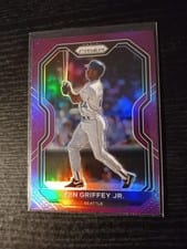 2021 Panini Prizm Ken Griffey Jr. Purple Shimmer #19 card