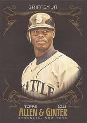 2021 Topps Allen & Ginter X Base Set Ken Griffey Jr. #51 card