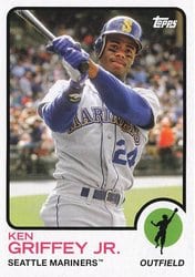 2021 Topps Archives Base Set Ken Griffey Jr. #109 card