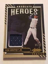 2022 Panini Absolute Heroes Memorabilia Ken Griffey Jr. #AHM-KG card