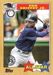 2022 Topps 1987 Topps Baseball All-Stars Ken Griffey Jr. #87AS-5 card