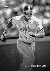 2022 Topps Black & White Base Set Ken Griffey Jr #55 card