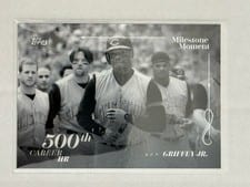 2022 Topps Black & White Milestone Moment Ken Griffey Jr. #MM-5 card