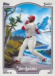 2025 Topps X Bob Ross: The Joy of Baseball Base Set Ken Griffey Jr. #54 card
