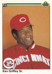 1990 Upper Deck Base Set Ken Griffey Sr. #682 card