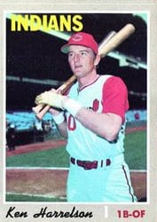 1970 Topps Base Set Ken Harrelson #545 card