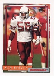 1992 Topps Base Set Ken Harvey #292 card