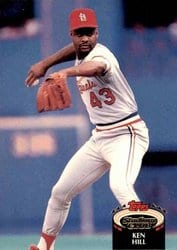 1992 Stadium Club Base Set Ken Hill #138 card