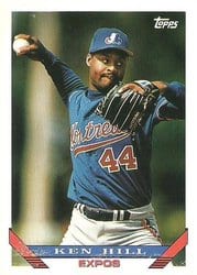 1993 Topps Base Set Ken Hill #495 card