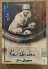 2022 Panini Luminance Shutter Signatures Ken Houston #SHU-KEH card